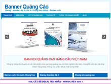 Tablet Screenshot of bannerquangcao.com